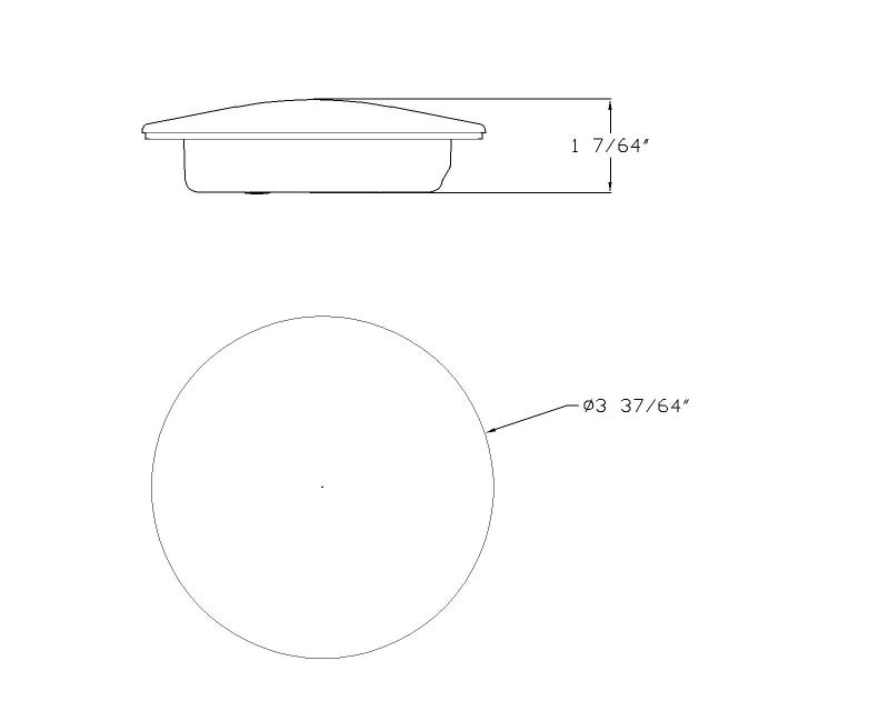 Lumitronics RV 3.5 Inch LED Recessed Interior Dome Puck Light, Install in 2.5 Inch hole - Image 5